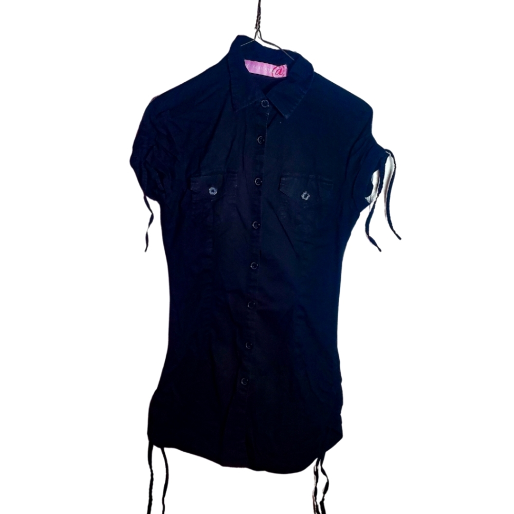 DIGITAL CLOTHING SHORT SLEEVE BLOUSE